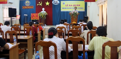 Vĩnh Long ra quân Tổng điều tra kinh tế năm 2021 giai đoạn 2